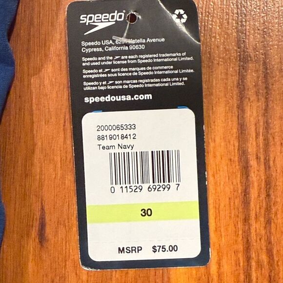 Speedo Women's Swimsuit One Piece Endurance+ Avenger Water Polo,Navy,30 - Picture 7 of 9